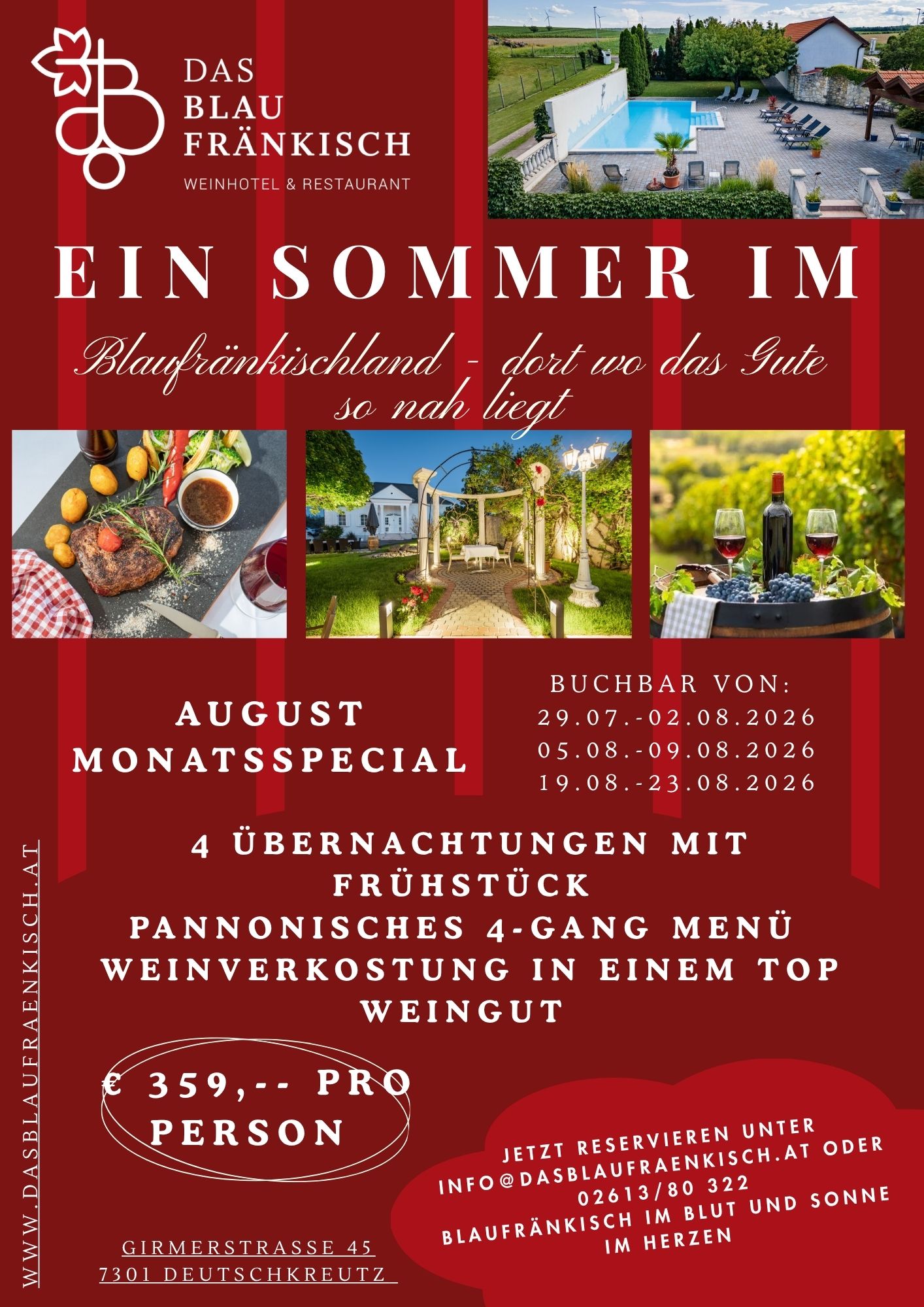 August Monatsspecial